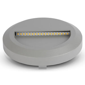 V-TAC FARETTO SEGNAPASSO LED A MONTAGGIO SUPERFICIALE ROTONDO 2W PER ESTERNO