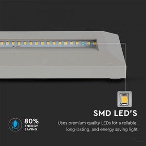 V-TAC FARETTO SEGNAPASSO LED A MONTAGGIO SUPERFICIALE RETTANGOLARE 3W PER ESTERNO