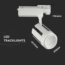 Carica l&#39;immagine nel visualizzatore di Gallery, V-TAC TRACK LIGHT LED COB 35W COLORE BIANCO
