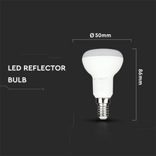 Carica l&#39;immagine nel visualizzatore di Gallery, V-TAC LAMPADINA LED E14 6W BULB REFLECTOR R50 CHIP SAMSUNG
