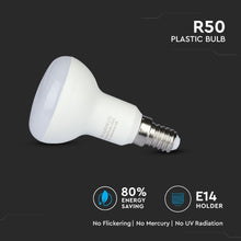 Carica l&#39;immagine nel visualizzatore di Gallery, V-TAC LAMPADINA LED E14 6W BULB REFLECTOR R50 CHIP SAMSUNG
