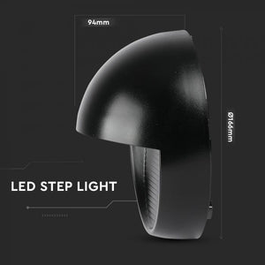 V-TAC FARETTO SEGNAPASSO LED A MONTAGGIO SUPERFICIALE ROTONDO 3W PER ESTERNO