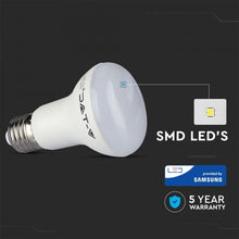 Carica l&#39;immagine nel visualizzatore di Gallery, V-TAC LAMPADINA LED E27 8W BULB REFLECTOR SPOT R63 CHIP SAMSUNG
