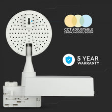 Carica l&#39;immagine nel visualizzatore di Gallery, V-TAC TRACK LIGHT LED COB  3 STEP CHANGING COLOR CRI≥95 DIMMERABILE
