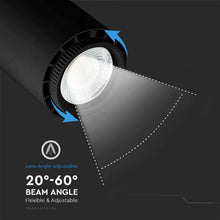 Carica l&#39;immagine nel visualizzatore di Gallery, V-TAC TRACK LIGHT LED COB  3 STEP CHANGING COLOR CRI≥95 DIMMERABILE
