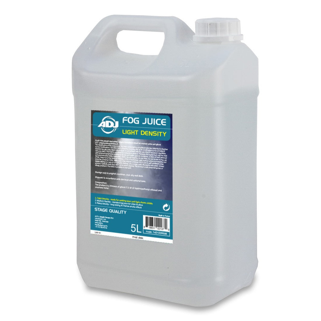 ADJ Fog juice 1 light - 5 Litri