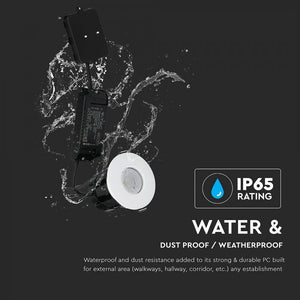 V-TAC FARETTO LED DA INCASSO ROTONDO 10W DIMMERABILE SMART IP65
