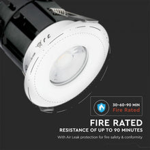 Carica l&#39;immagine nel visualizzatore di Gallery, V-TAC FARETTO LED DA INCASSO ROTONDO 10W DIMMERABILE SMART IP65
