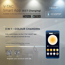 Carica l&#39;immagine nel visualizzatore di Gallery, V-TAC FARETTO LED DA INCASSO ROTONDO 10W DIMMERABILE SMART IP65
