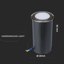 Carica l&#39;immagine nel visualizzatore di Gallery, V-TAC PUNTO LUCE LED 1W SEGNAPASSO DA INTERRAMENTO 3 IP67
