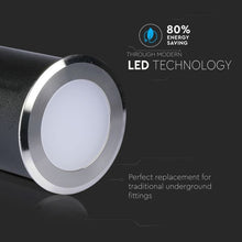Carica l&#39;immagine nel visualizzatore di Gallery, V-TAC PUNTO LUCE LED 1W SEGNAPASSO DA INTERRAMENTO 3 IP67
