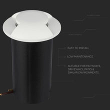 Carica l&#39;immagine nel visualizzatore di Gallery, V-TAC PUNTO LUCE LED 1W SEGNAPASSO DA INTERRAMENTO 2 VIE IP67
