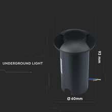 Cargar imagen en el visor de la galería, V-TAC PUNTO LUCE LED 1W SEGNAPASSO DA INTERRAMENTO 2 VIE IP67
