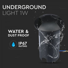 Carica l&#39;immagine nel visualizzatore di Gallery, V-TAC PUNTO LUCE LED 1W SEGNAPASSO DA INTERRAMENTO 2 VIE IP67
