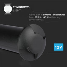 Carica l&#39;immagine nel visualizzatore di Gallery, V-TAC PUNTO LUCE LED 1W SEGNAPASSO DA INTERRAMENTO 2 VIE IP67
