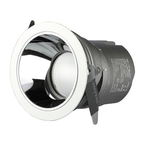 V-TAC FARETTO LED DA INCASSO ROTONDO E ORIENTABILE COB CREE 10W CRI≥95