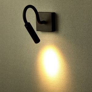 V-TAC PRO LAMPADA DA MURO WALL LIGHT LED CREE 3W COLORE NERO