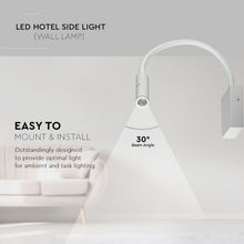 Carica l&#39;immagine nel visualizzatore di Gallery, V-TAC LAMPADA DA MURO WALL LIGHT LED CREE 3W COLORE BIANCO
