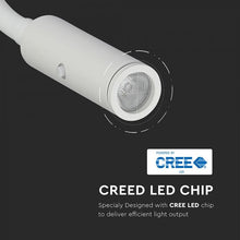 Carica l&#39;immagine nel visualizzatore di Gallery, V-TAC LAMPADA DA MURO WALL LIGHT LED CREE 3W COLORE BIANCO
