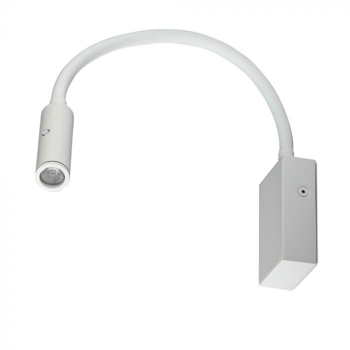 V-TAC LAMPADA DA MURO WALL LIGHT LED CREE 3W COLORE BIANCO