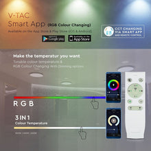 Carica l&#39;immagine nel visualizzatore di Gallery, V-TAC PLAFONIERA LED RGB 35W FORMA CIRCOLARE EFFETTO CIELO STELLATO CON ALTOPARLANTE E TELECOMANDO
