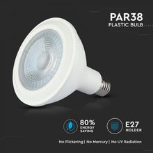 Carica l&#39;immagine nel visualizzatore di Gallery, V-TAC LAMPADINA LED E27 14W BULB PAR LAMP PAR38 CHIP SAMSUNG
