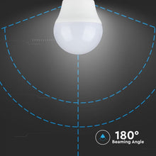 Carica l&#39;immagine nel visualizzatore di Gallery, V-TAC LAMPADINA LED E27 7W MINIGLOBO G45 CHIP SAMSUNG

