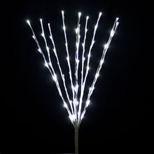 Cargar imagen en el visor de la galería, Ramo bianco, h. 75 cm, led bianco
