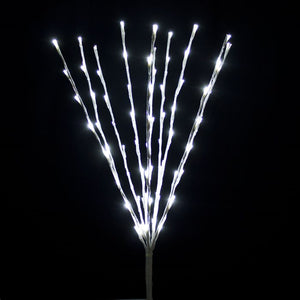 Ramo bianco, h. 75 cm, led bianco