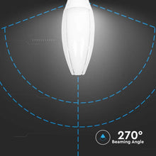 Cargar imagen en el visor de la galería, V-TAC LAMPADINA LED OLIVE LAMP E40 60W CHIP SAMSUNG
