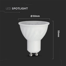 Carica l&#39;immagine nel visualizzatore di Gallery, V-TAC LAMPADINA LED GU10 6,5W FARETTO SPOTLIGHT 38° CHIP SAMSUNG
