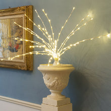 Cargar imagen en el visor de la galería, Ramo bianco, h. 75 cm, led bianco
