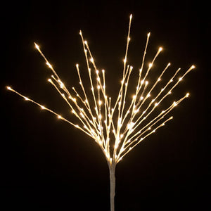 Ramo bianco, h. 100 cm, led bianco