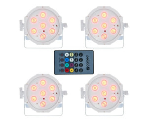 Cameo Flat PAR TRI 3W White IR  kit