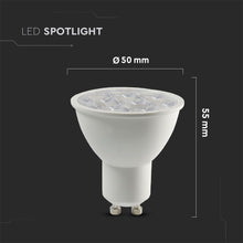 Carica l&#39;immagine nel visualizzatore di Gallery, V-TAC LAMPADINA LED GU10 6W FARETTO SPOTLIGHT CHIP SAMSUNG 10°
