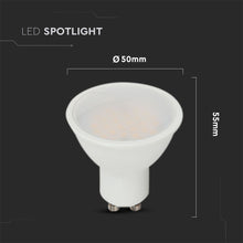 Carica l&#39;immagine nel visualizzatore di Gallery, V-TAC LAMPADINA LED GU10 5W FARETTO SPOTLIGHT CHIP SAMSUNG 110°

