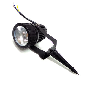 Faretto led picchetto 12w da esterno Cob con staffa incluso
