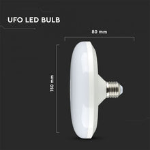 Carica l&#39;immagine nel visualizzatore di Gallery, V-TAC LAMPADINA LED E27 15W UFO CHIP SAMSUNG
