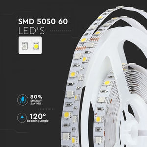 V-TAC STRISCIA LED 5050 MULTICOLORE RGB+W 60 LED/METRO
