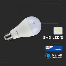 Carica l&#39;immagine nel visualizzatore di Gallery, V-TAC LAMPADINA LED E27 9W BULB A70 LUCE EMERGENZA ANTI BLACK-OUT
