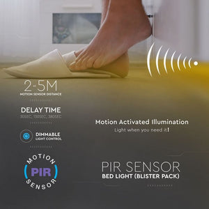 V-TAC BEDLIGHT KIT STRISCIA LED CON SENSORE E ALIMENTATORE PER LETTO MATRIMONIALE
