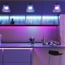 Carica l&#39;immagine nel visualizzatore di Gallery, V-TAC KIT CON STRISCIA LED 5050 MULTICOLORE RGB 5MT CONTROLLER E ALIMENTATORE
