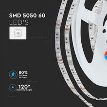 Carica l&#39;immagine nel visualizzatore di Gallery, V-TAC KIT CON STRISCIA LED 5050 MULTICOLORE RGB 5MT CONTROLLER E ALIMENTATORE
