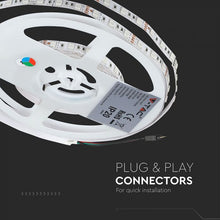 Cargar imagen en el visor de la galería, V-TAC KIT CON STRISCIA LED 5050 MULTICOLORE RGB 5MT CONTROLLER E ALIMENTATORE
