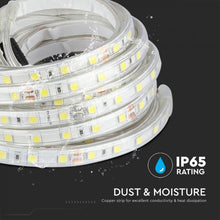 Carica l&#39;immagine nel visualizzatore di Gallery, V-TAC STRISCIA LED IMPERMEABILE MONOCOLORE 60 LED/METRO 24V
