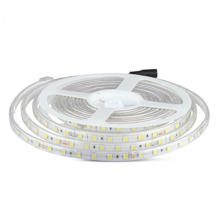 V-TAC STRISCIA LED IMPERMEABILE MONOCOLORE 60 LED/METRO 24V