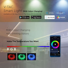 Carica l&#39;immagine nel visualizzatore di Gallery, V-TAC STRISCIA LED SMART LIGHT WI-FI 10W 60 LED/METRO RGB DIMMERABILE
