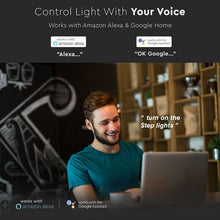 Carica l&#39;immagine nel visualizzatore di Gallery, V-TAC STRISCIA LED SMART LIGHT WI-FI 10W 60 LED/METRO RGB DIMMERABILE

