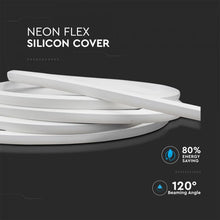 Cargar imagen en el visor de la galería, V-TAC LED NEON FLEX STRIPLIGHT 8W/M 24V IP65 CRI≥90 BIANCO
