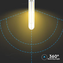 Carica l&#39;immagine nel visualizzatore di Gallery, V-TAC LAMPADINA LED E14 4W TUBOLARE 4 FILAMENTI
